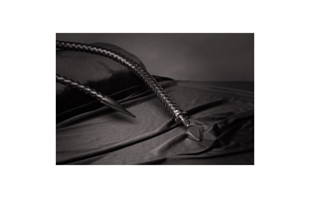 Metall Anal Plug mit Teufelsschwanz - Schwarz