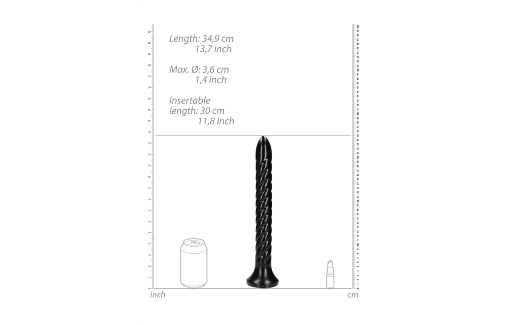 Drehbarer Analschlauch 34,9 cm – Maximaler Komfort & maximale Stimulation