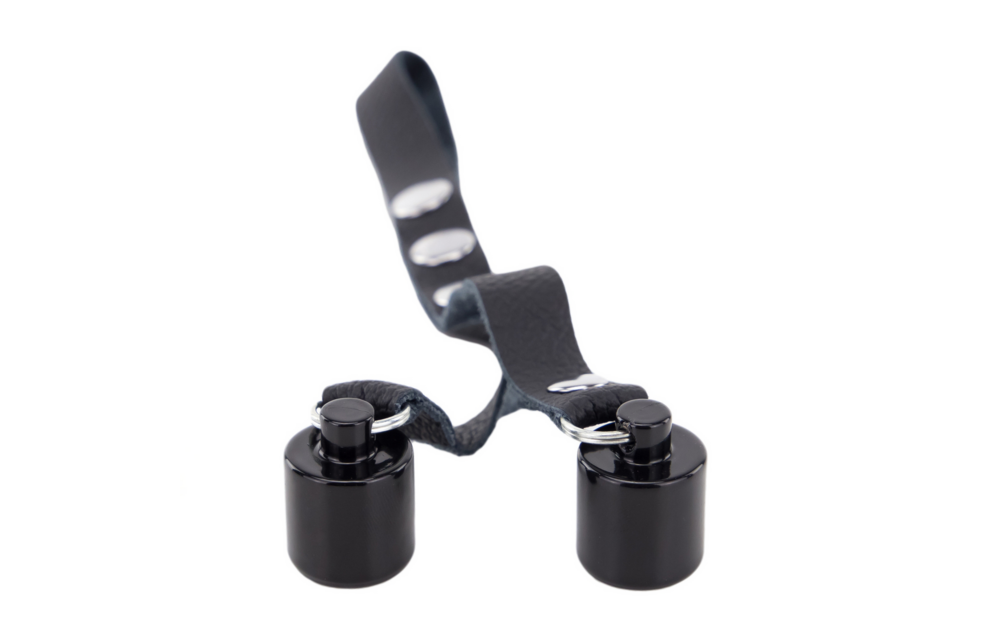Leather Ballstretcher Weights 2 x 50 gr - Black