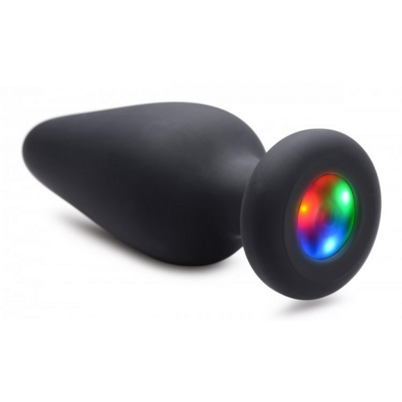 Luminous Silicone Butt Plug Medium 10.1 cm – LED LED