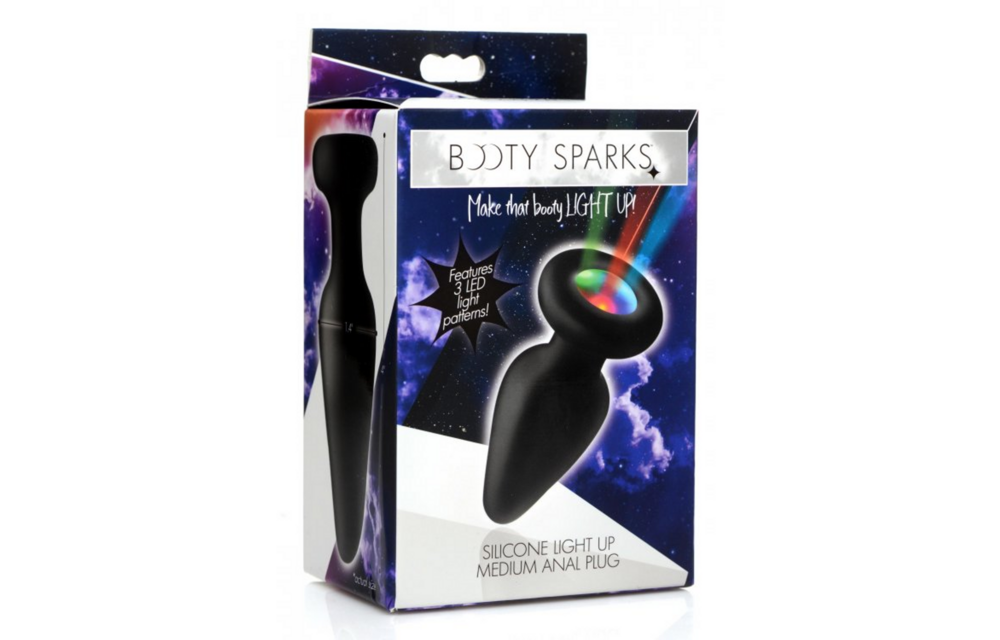 Luminous Silicone Butt Plug Medium 10.1 cm – LED LED