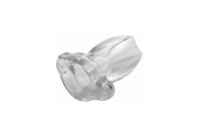 Gape Glory 7.6 cm Transparent Hollow Anal Plug - Large
