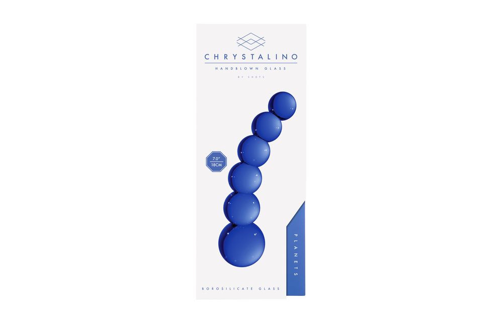 Planeten Glazen Dildo 18,5 cm – Veilig, Stijlvol & Luxe