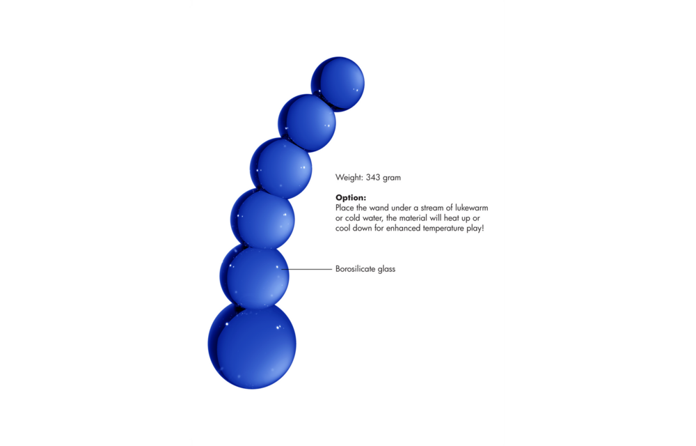 Planeten - Glazen Dildo