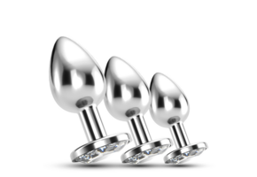 Bijou Anal Train Trio 8.5 cm – Luxury Transparent Jewellery