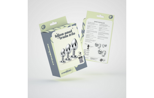 Bijou Anal Train Trio 8.5 cm – Luxury Transparent Jewellery