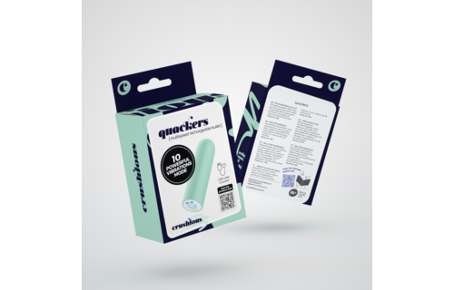 Quackers USB-aufladbarer vibrierender Bullet Mintgrün – Kompakt & Leistungsstark