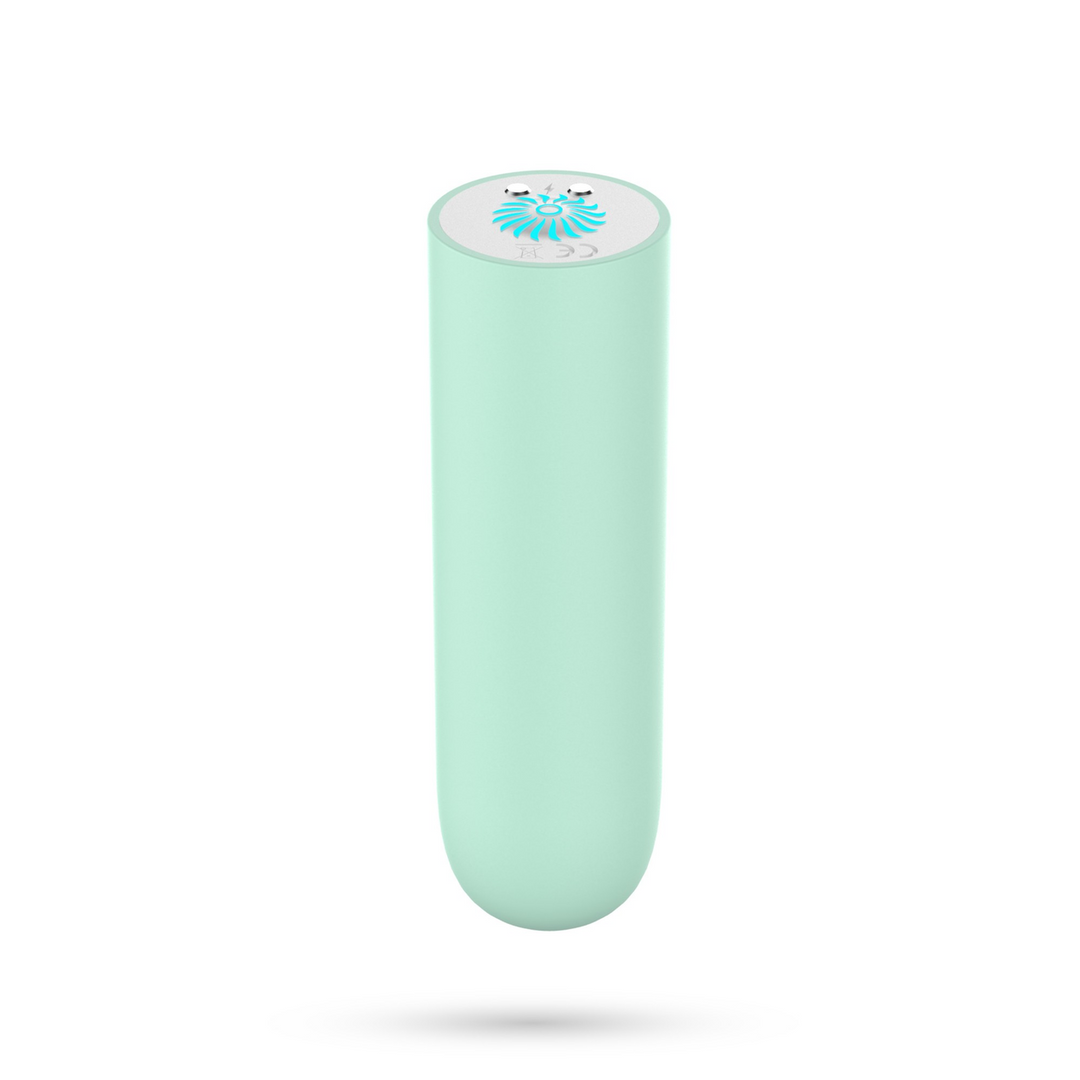 Quackers - USB Rechargeable Vibrating Bullet - Mint Green