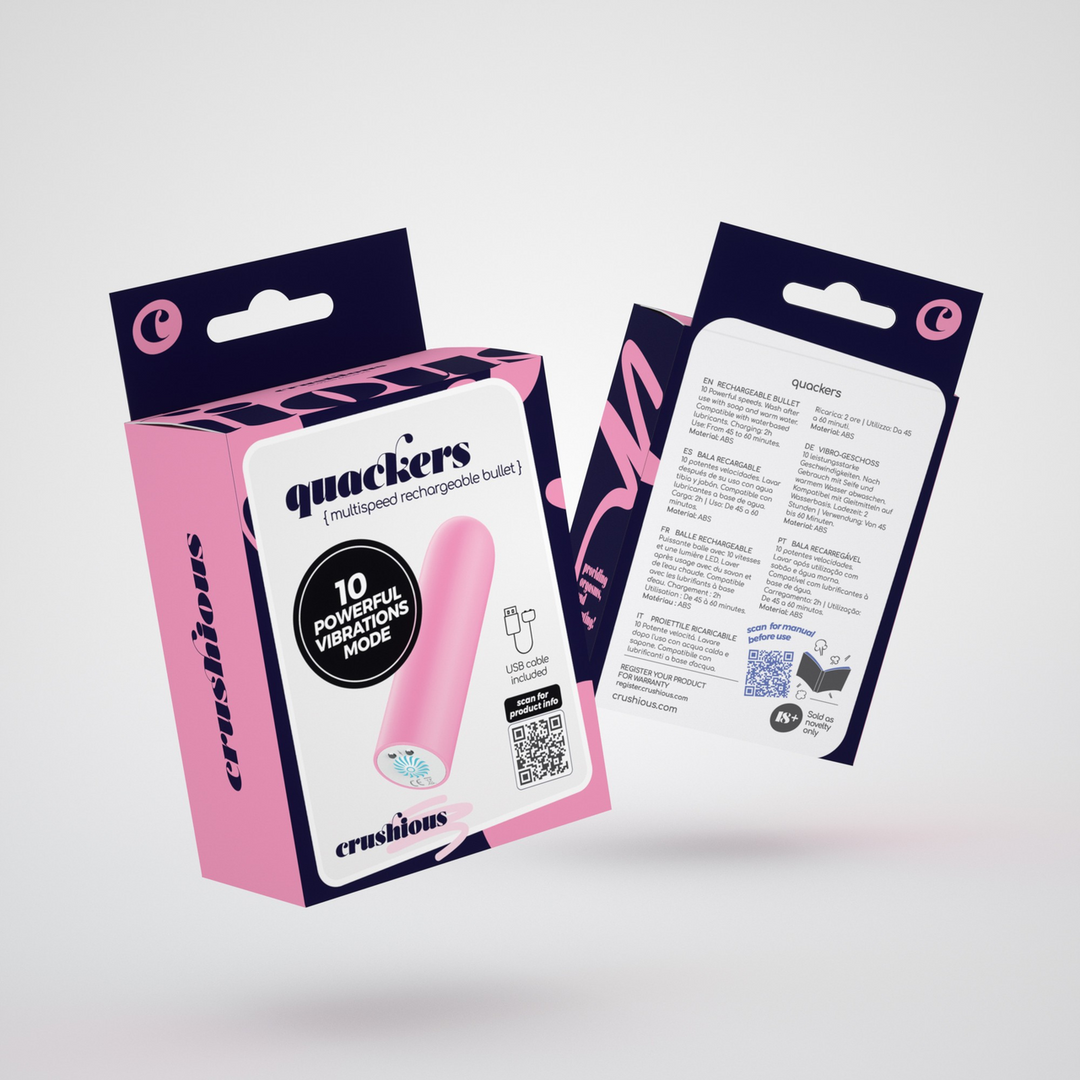 Quackers USB-Vibrationsbullet Pink – Kompakt & Leistungsstark