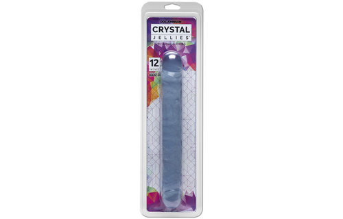 Jr. Double Dong 30,2 cm – Flexibler Doppeldildo Transparent