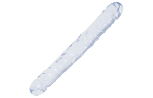 Jr. Double Dong 30.2 cm - Flexible Double Dildo Transparent