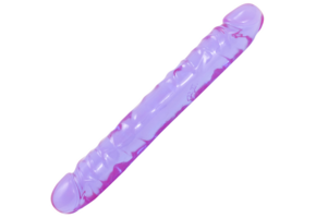 Jr. Double Dong 30,2 cm – Flexibler Doppeldildo, violett