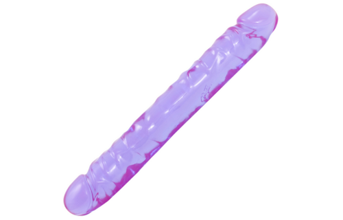 Jr. Double Dong 30,2 cm – Flexibler Doppeldildo, violett