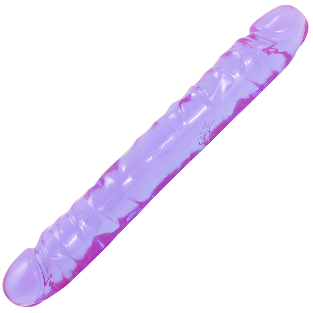 Jr. Double Dong 30,2 cm – Flexibler Doppeldildo, violett