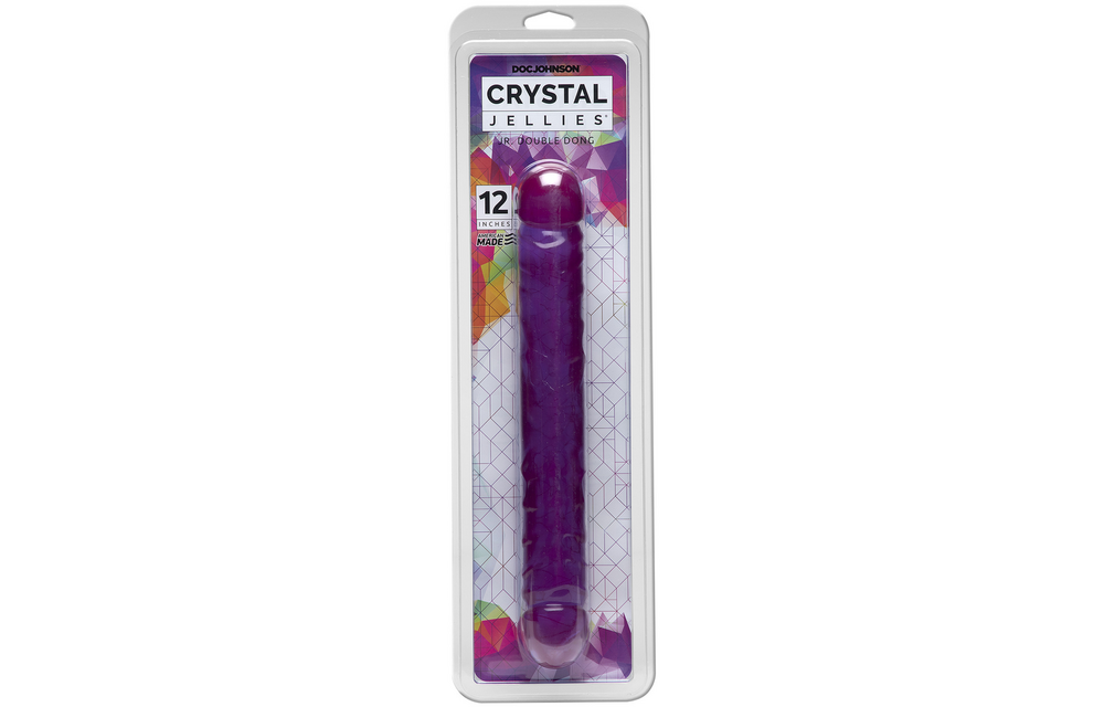Jr. Double Dong 30,2 cm - Flexibele Dubbele Dildo Paars