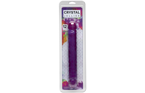 Jr. Double Dong 30,2 cm - Flexibele Dubbele Dildo Paars