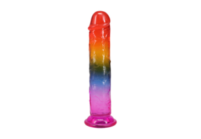 Classic Dong 7,5 cm Regenbogen – 19,6 cm flexibler Dildo