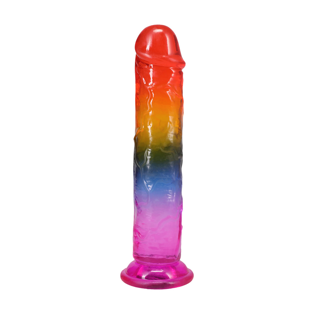 Classic Dong 7,5 cm Regenbogen – 19,6 cm flexibler Dildo