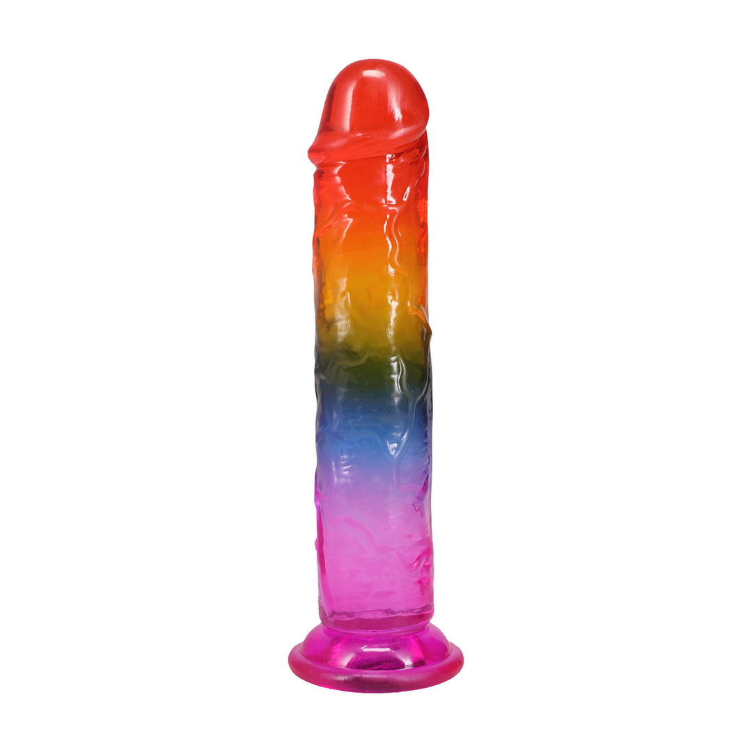 Classic Dong 7,5 cm Regenbogen – 19,6 cm flexibler Dildo