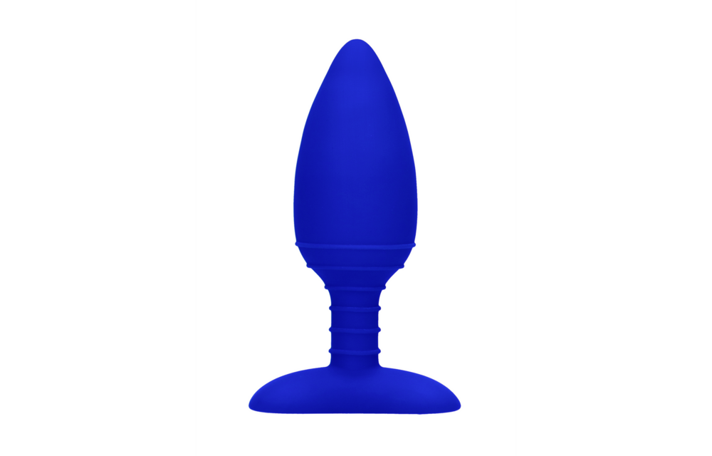 Buy Glow warming vibrating anal butt plug 12 cm