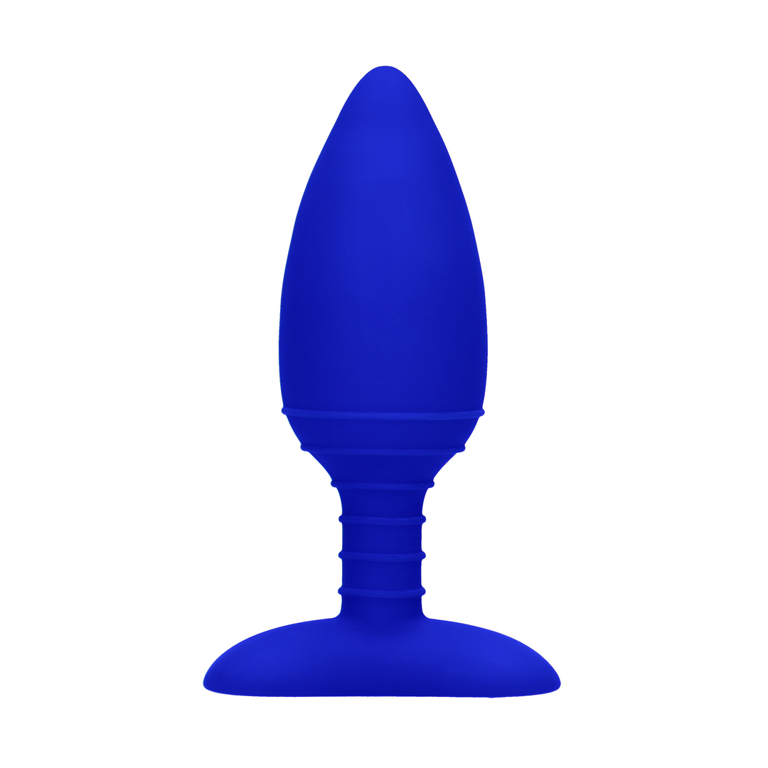 Glow verwarmende vibrerende anale buttplug 12 cm kopen