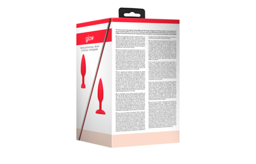 Glow beheizbarer Analplug 12 cm – stilvoll & leistungsstark