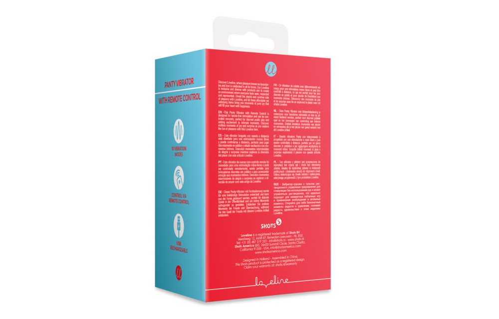 Brighto Panty Vibrator Red – Discreet & Hands-free Pleasure