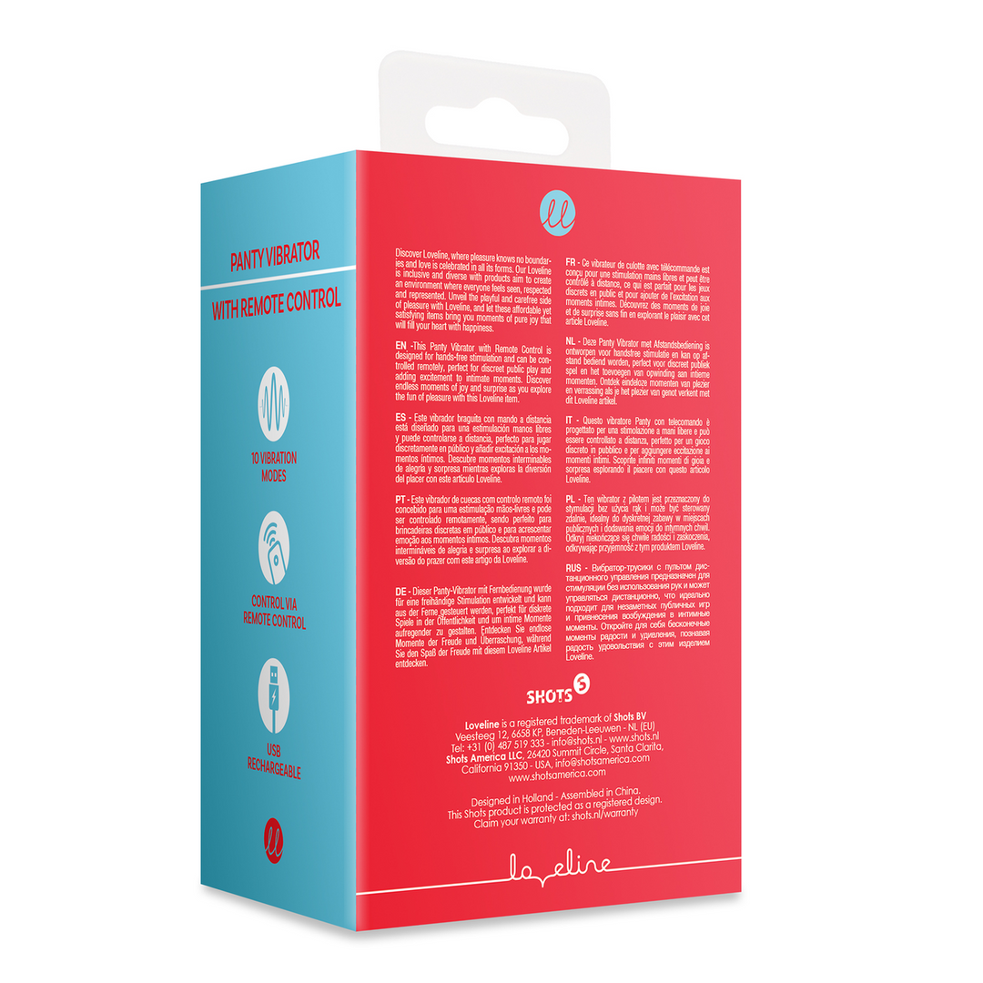 Brighto Panty Vibrator Red – Discreet & Hands-free Pleasure