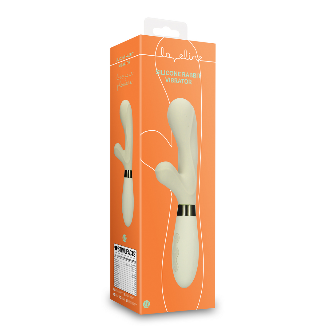 Silicone Rabbit Vibrator Misty Green | Double Pleasure & Enjoyment