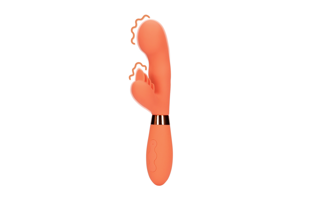 Silicone Rabbit Vibrator Glazed Carrots – Double Pleasure
