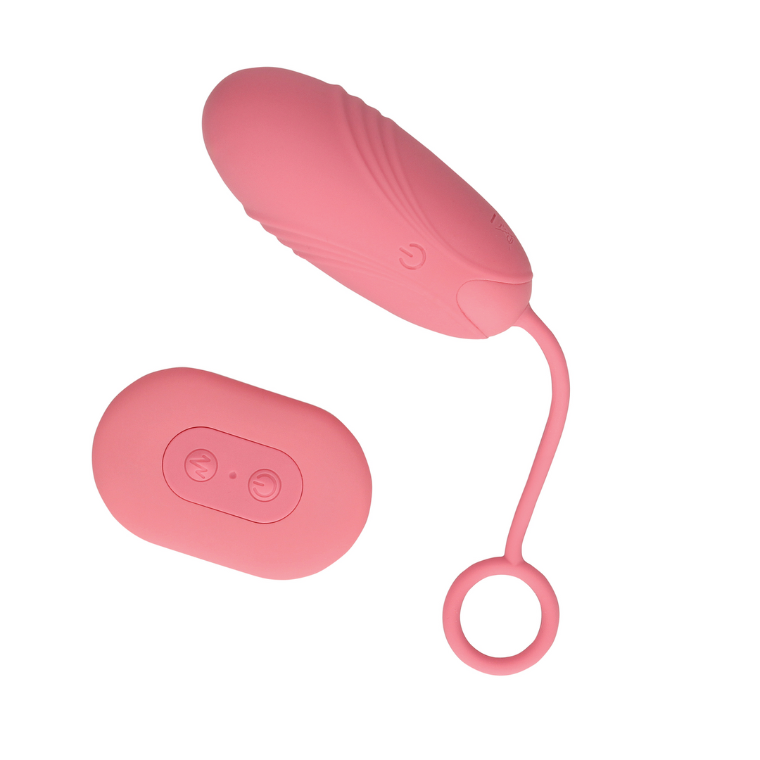 Ultrazachte Roze Siliconen Eivibrator met Afstandsbediening