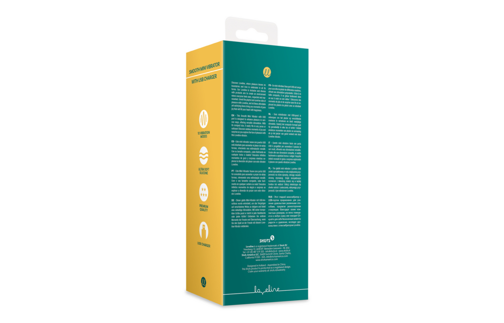 Smooth Mini Vibrator USB Charger | Compact Pleasure Loveline