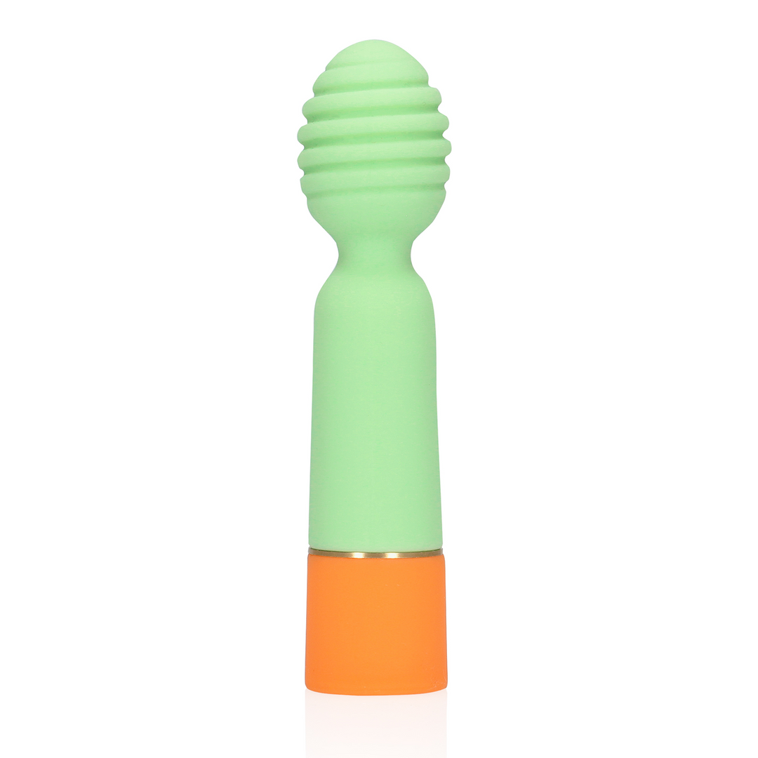 Geribbelde Mini Vibrator Lente Salie USB Oplader Compact
