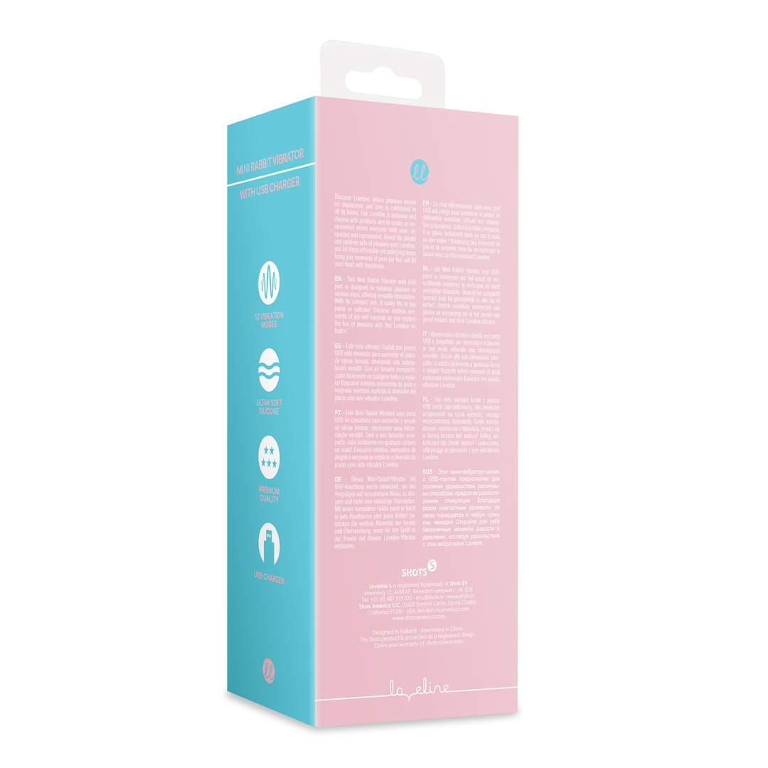 Mini Rabbit Vibrator USB Oplader - Compact & Intense Genot