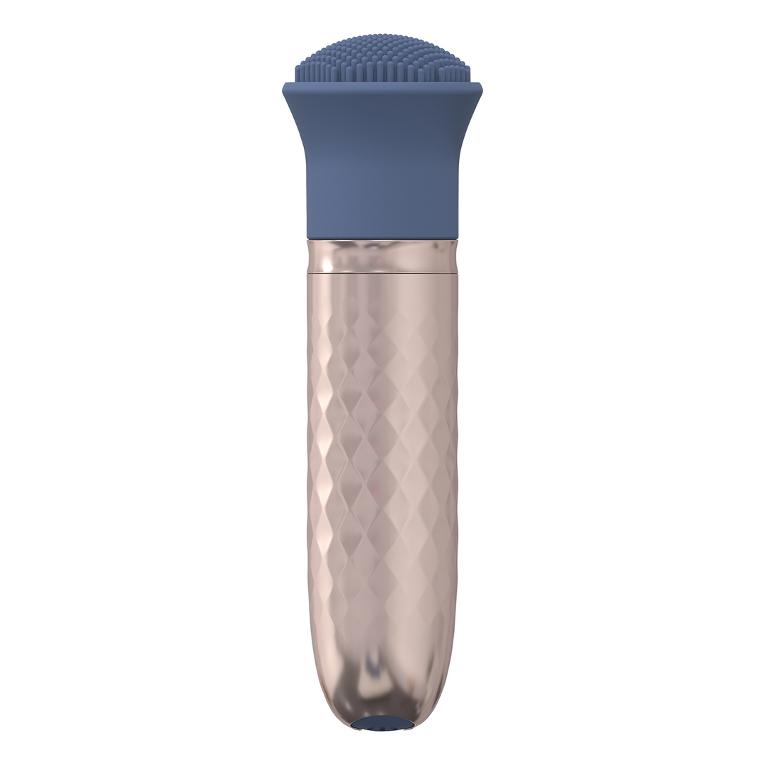 Thrill Interchangeable Vibrator Blue - Powerful & Quiet