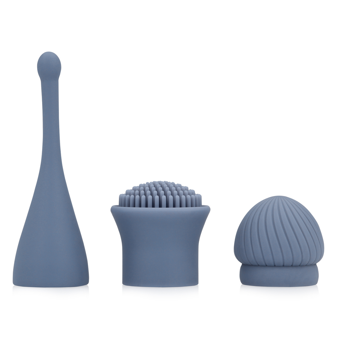 Thrill Interchangeable Vibrator Blue - Powerful & Quiet