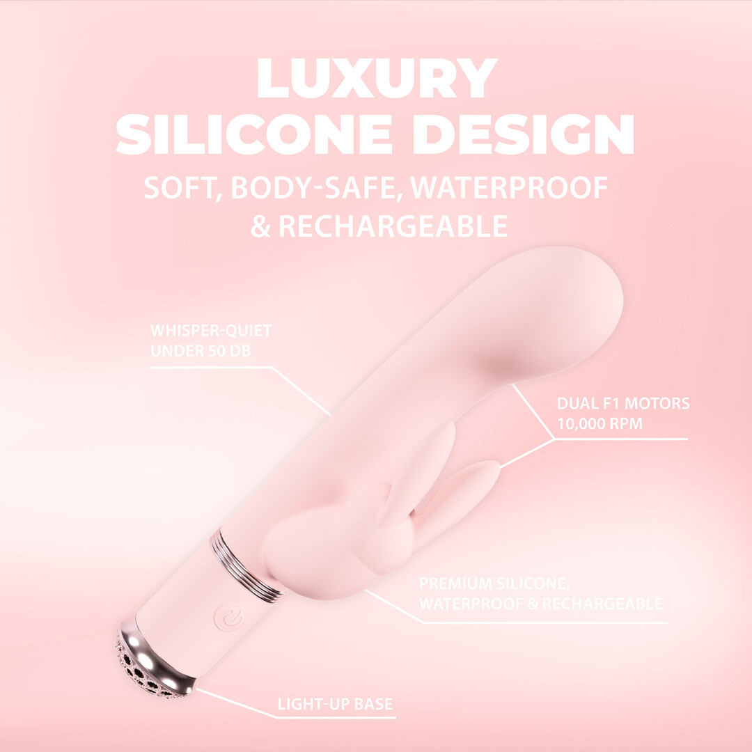 Belle Pink Rabbit Vibrator | Quiet, Powerful & Waterproof