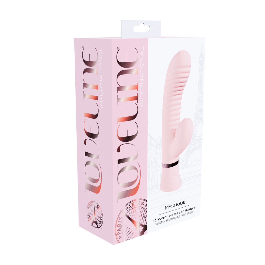 Mystique Geriffelter Rabbit-Vibrator Rosa – Leise & Kraftvoll