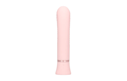 Mystique Ribbed Rabbit Vibrator Pink – Quiet & Powerful