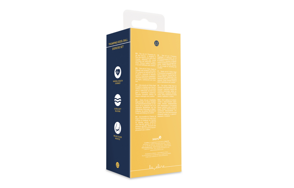 Kegel Ball Exercise Set Lemon Yellow | Pelvic Floor Training S-M-L