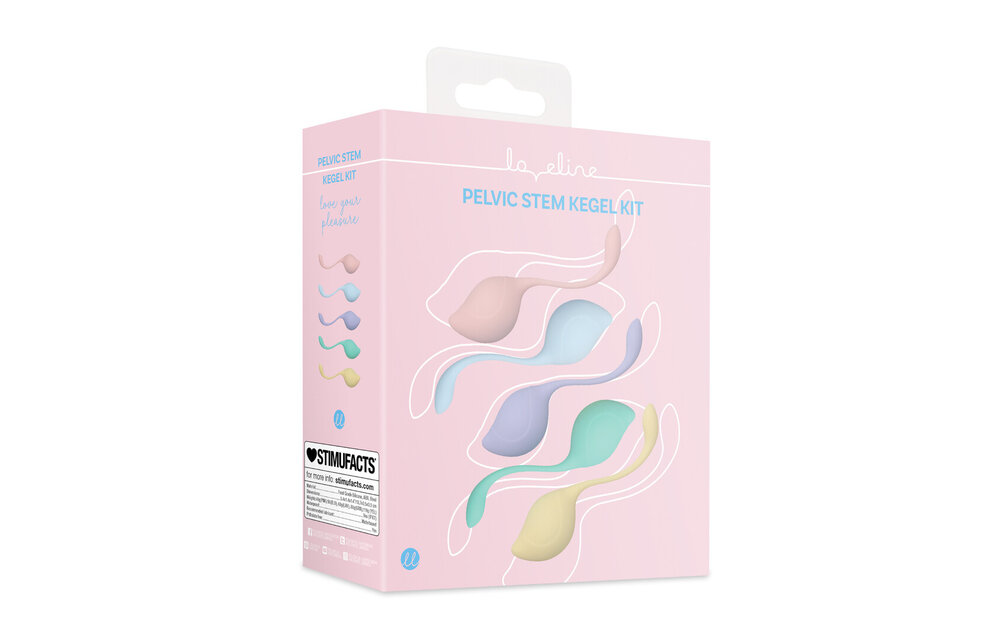 Pelvic Floor Training Set Multicolour | Loveline Pelvic Stem Kit