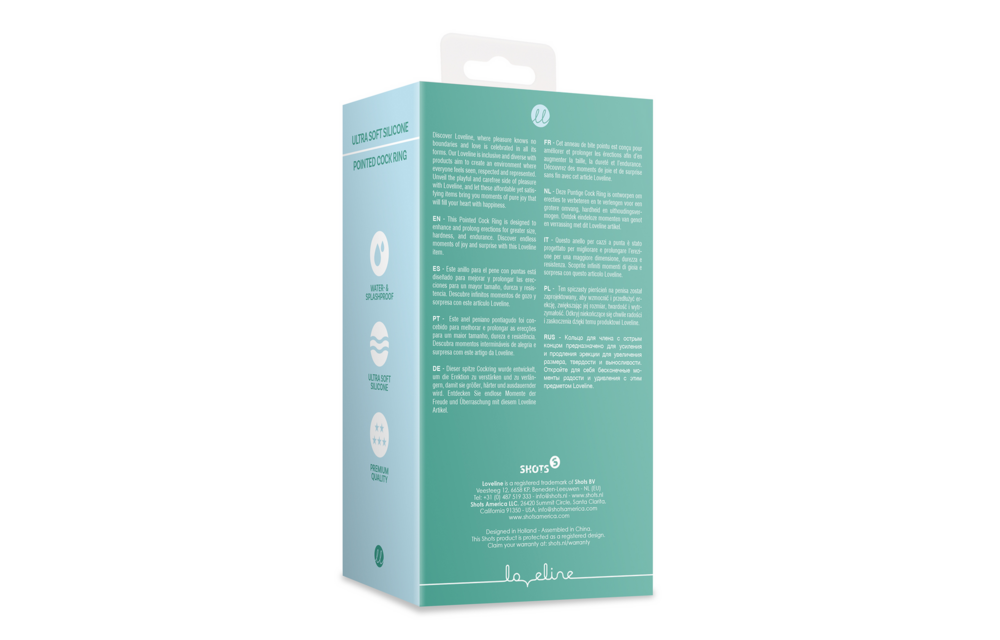 Ultra Zachte Siliconen Cockring Blauw Gras - Versterk Erectie