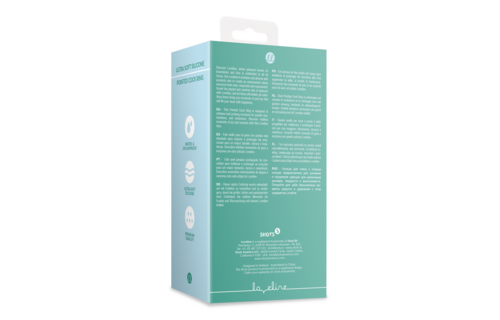 Ultra Zachte Siliconen Cockring Blauw Gras - Versterk Erectie