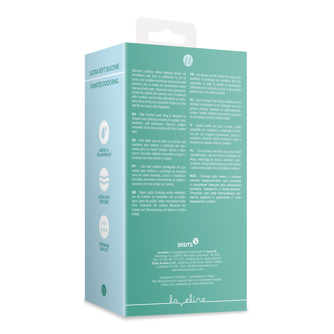 Ultra Soft Silicone Cock Ring Blue Grass - Strengthen Erection