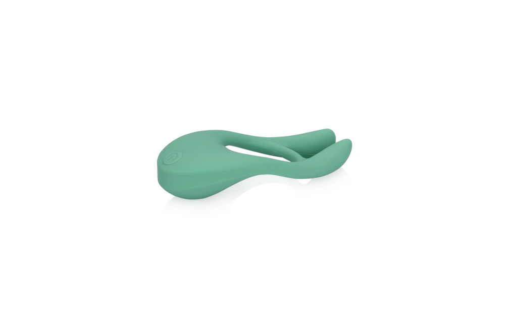 Ultra Soft Silicone Cock Ring Blue Grass - Strengthen Erection