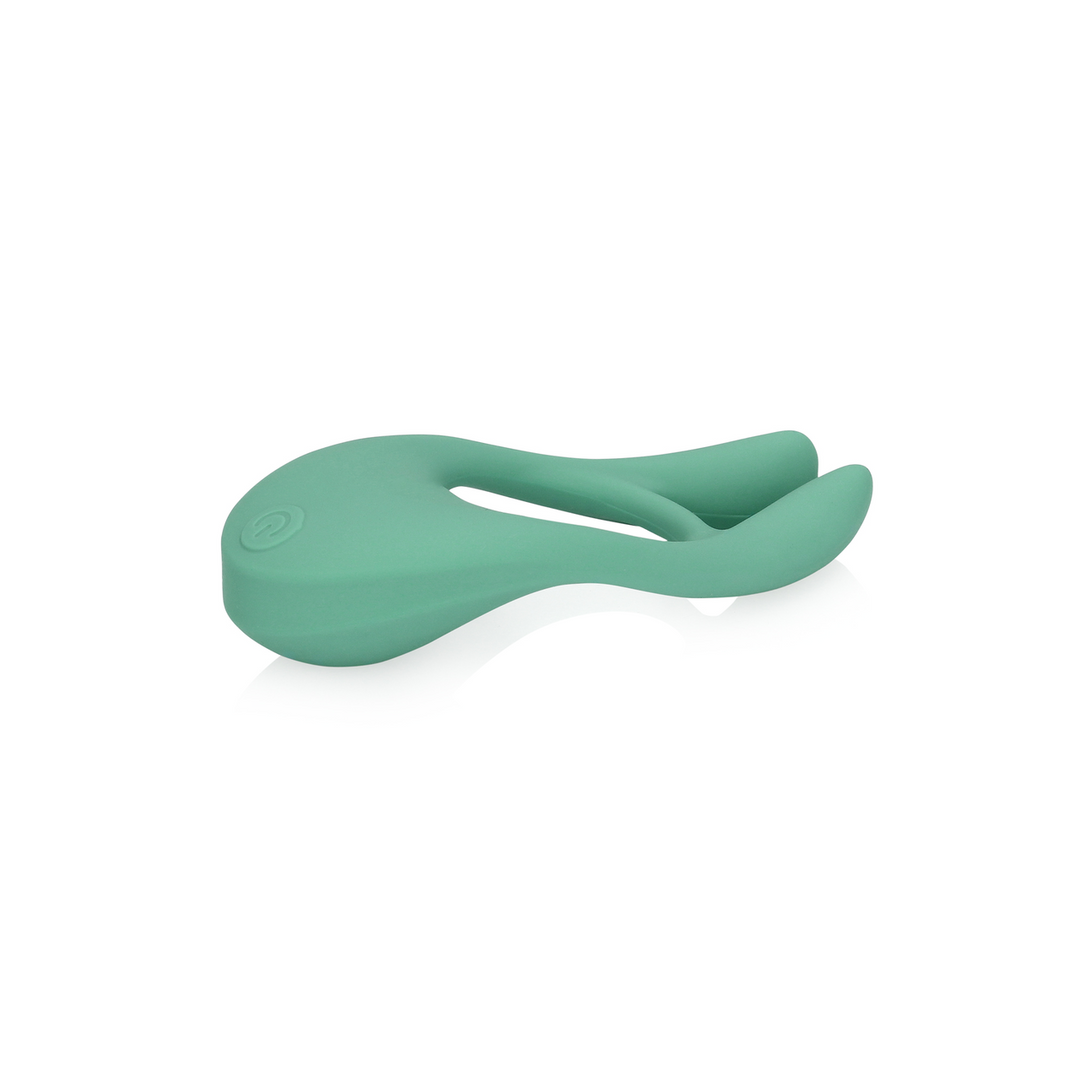 Ultra Soft Silicone Cock Ring Blue Grass - Strengthen Erection