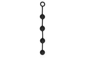 Silikon-Analkugeln 4,7 cm – groß & schwarz | Komfort & Vergnügen
