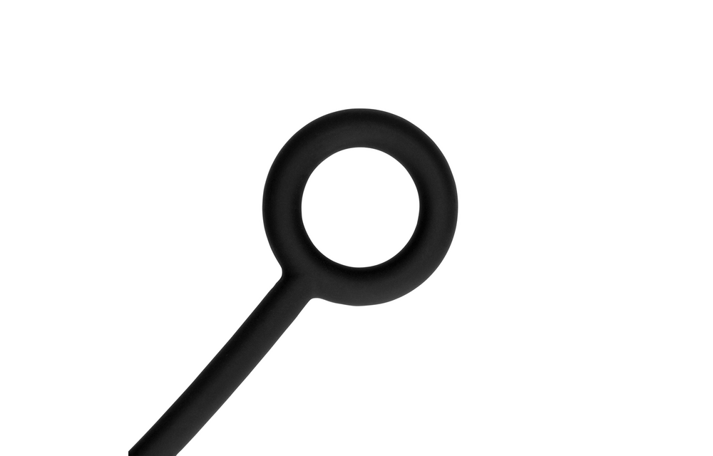 Silicone Anal Balls - Large - Black