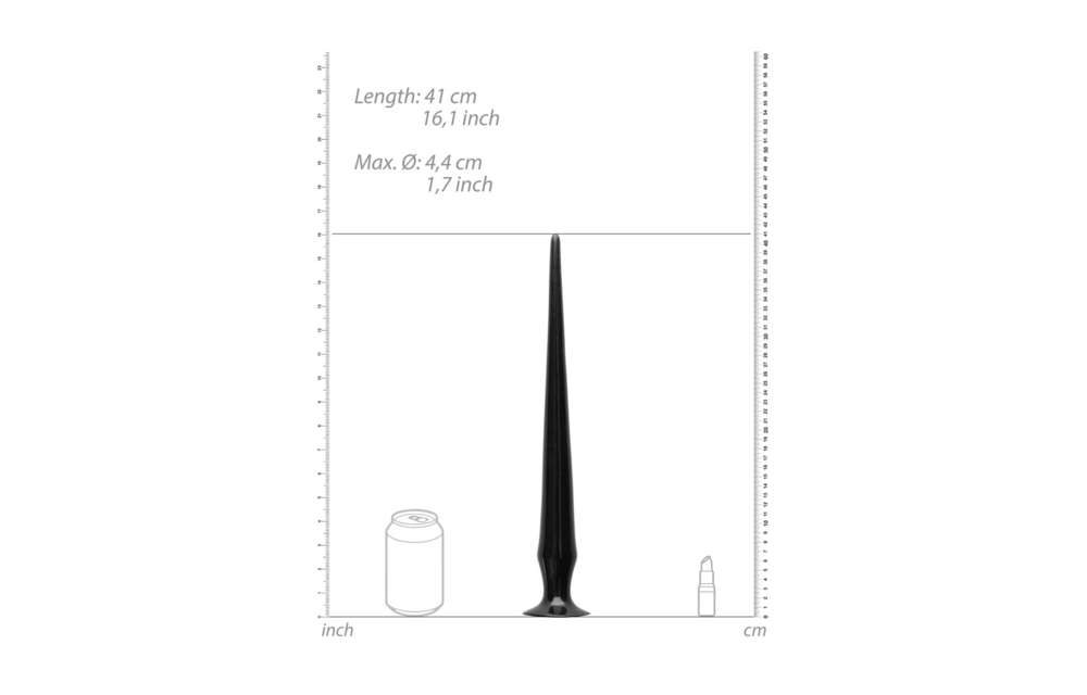 Ass Spike Dildo 17/42 cm - 7,7 cm breed | Extreem Genot