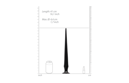 Ass Spike Dildo 17/42 cm - 7.7 cm wide | Extreme Pleasure